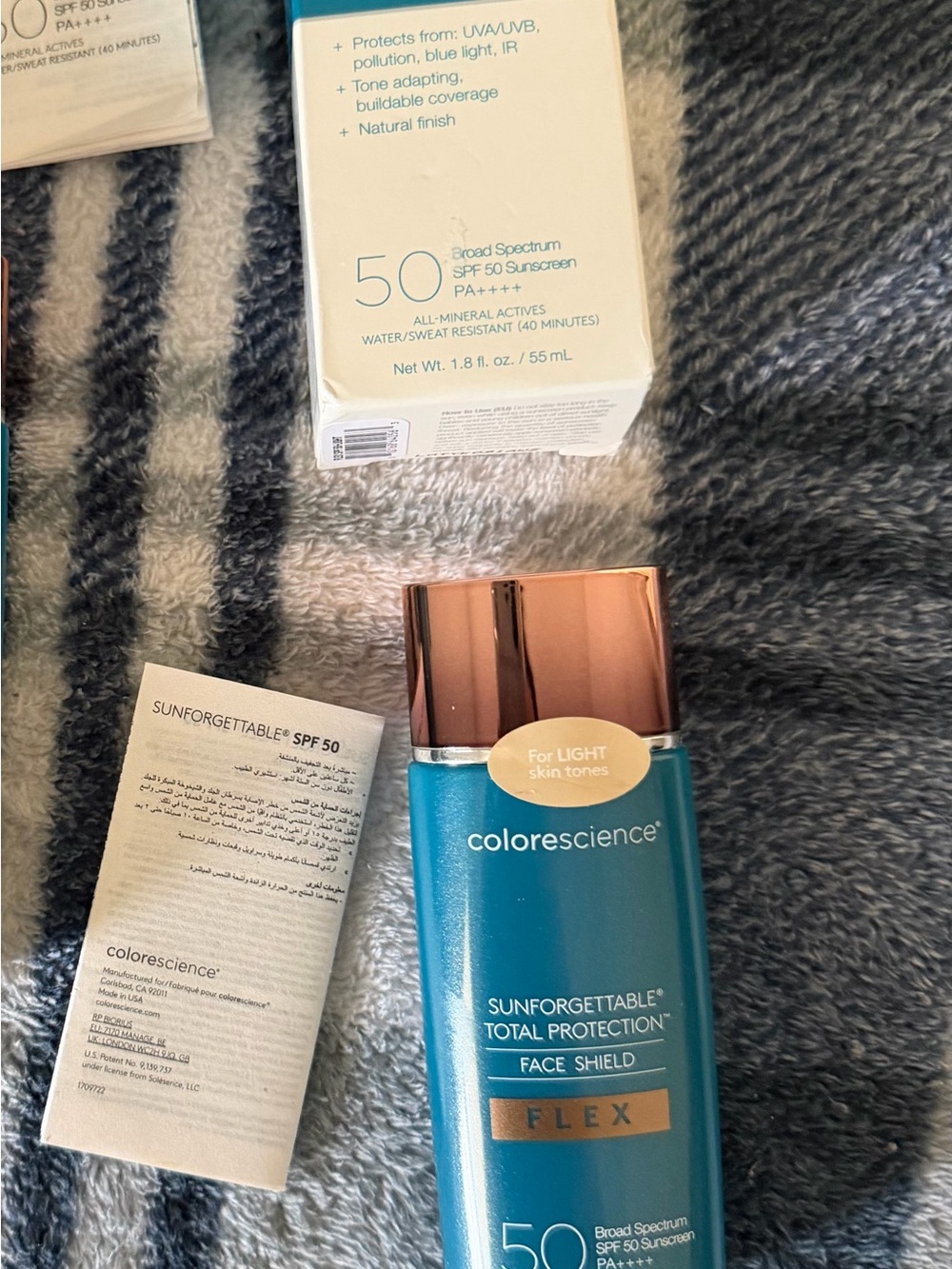 Colorescience Sunforgettable Total Protection Face Shield SPF 50 - shade light